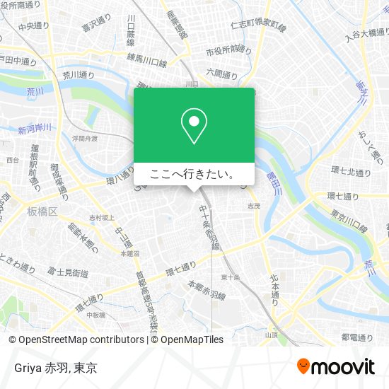 Griya 赤羽地図