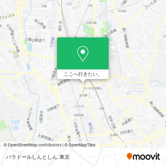 パラドールしんとしん地図