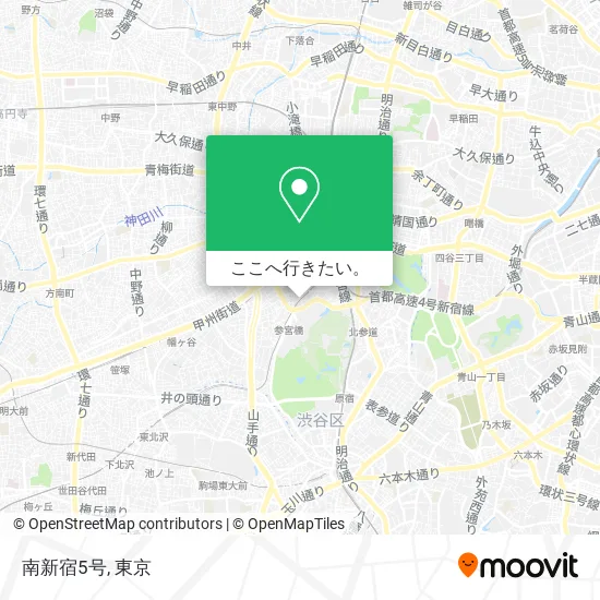 南新宿5号地図