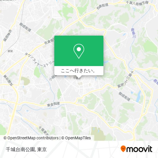 千城台南公園地図