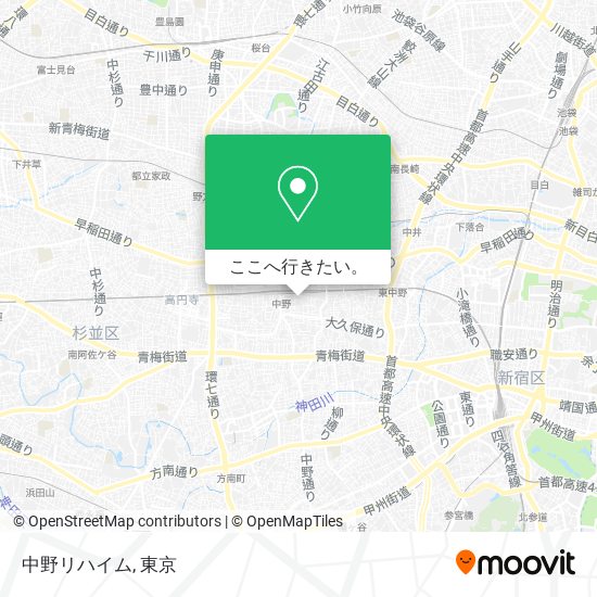 中野リハイム地図