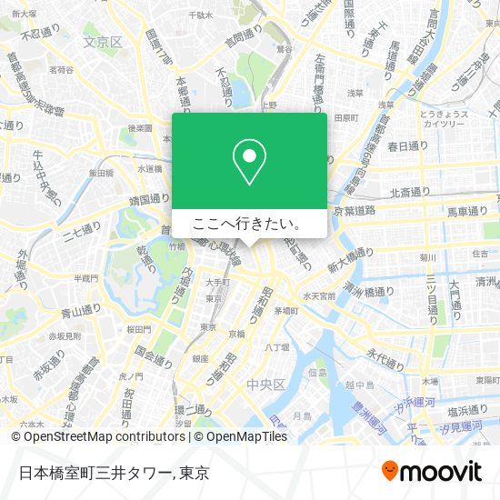 日本橋室町三井タワー地図
