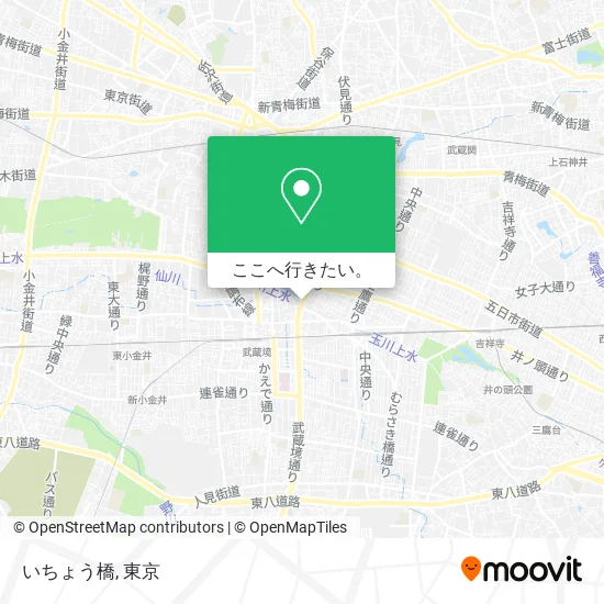 いちょう橋地図