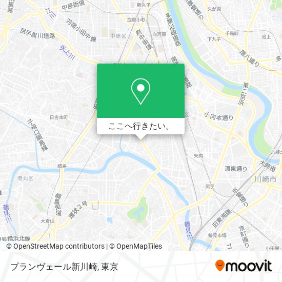 プランヴェール新川崎地図