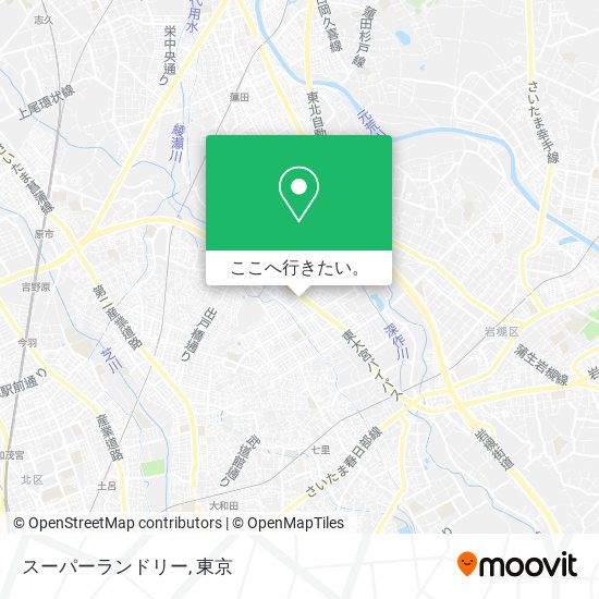 スーパーランドリー地図