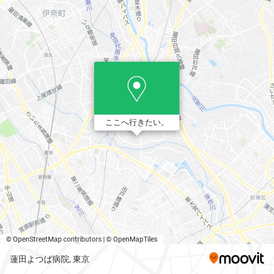 蓮田よつば病院地図