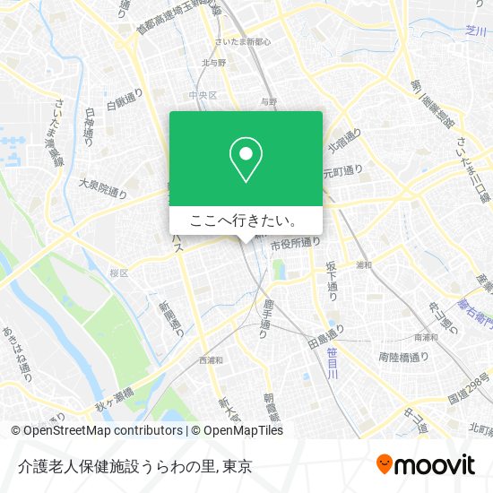 介護老人保健施設うらわの里地図