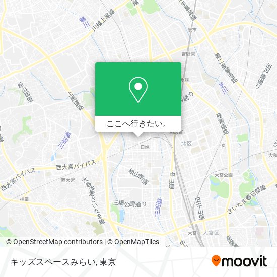 キッズスペースみらい地図