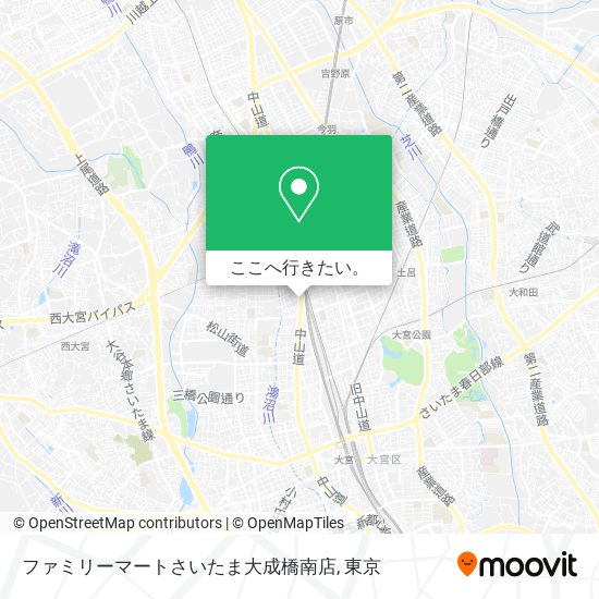 ファミリーマートさいたま大成橋南店地図