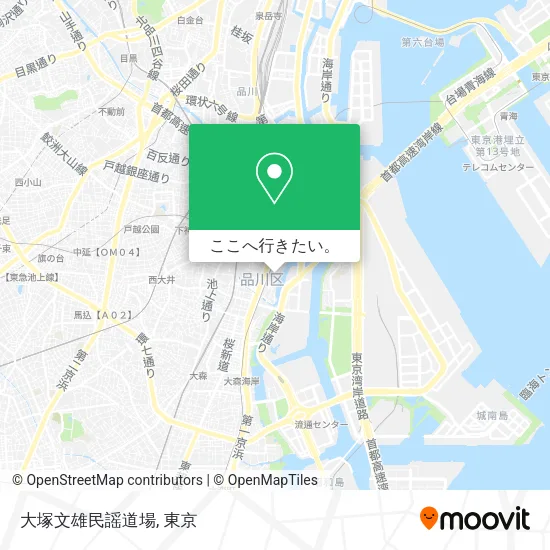 大塚文雄民謡道場地図