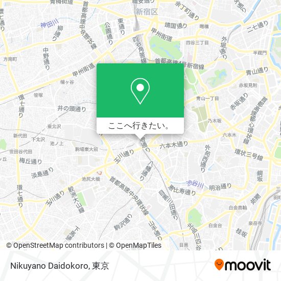 Nikuyano Daidokoro地図