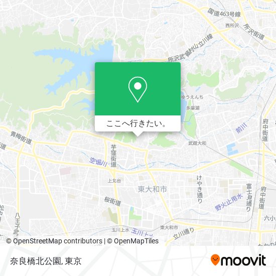 奈良橋北公園地図