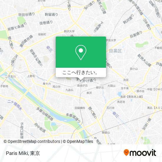 Paris Miki地図