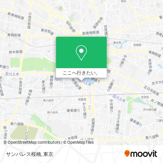 サンパレス桜橋地図