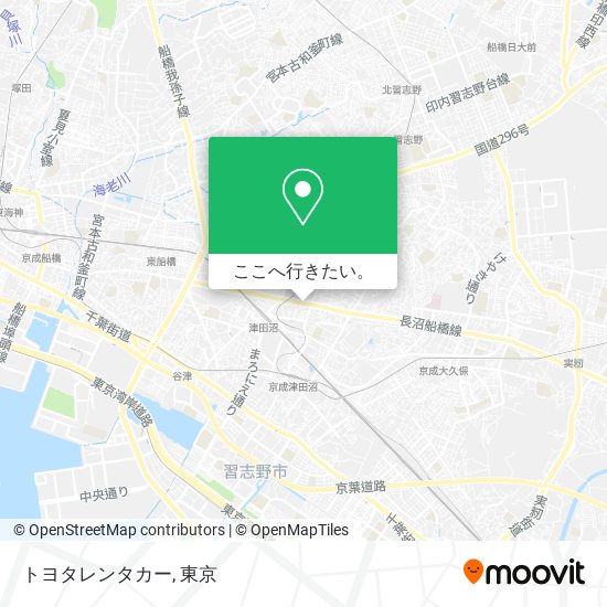 トヨタレンタカー地図