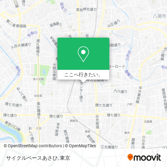 サイクルベースあさひ地図