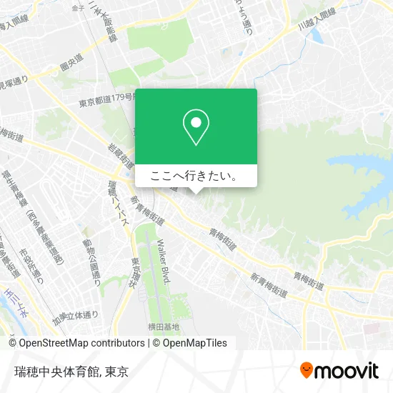 瑞穂中央体育館地図