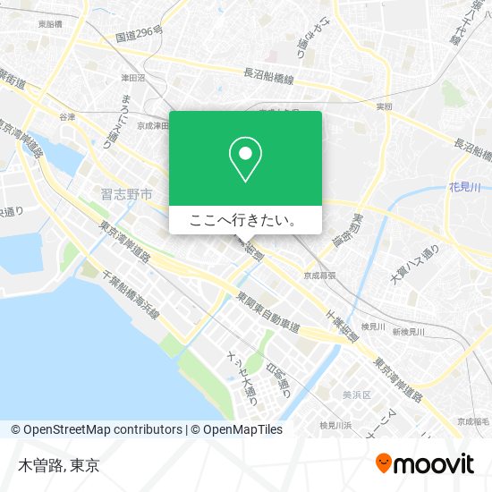 木曽路地図