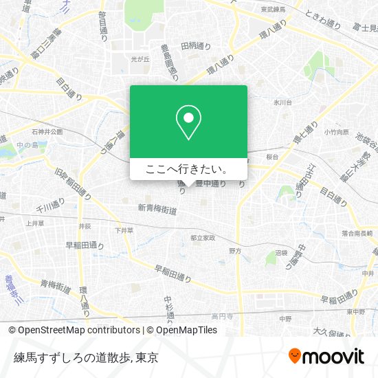 練馬すずしろの道散歩地図