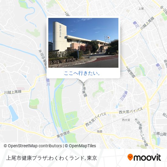 上尾市健康プラザ;わくわくランド地図