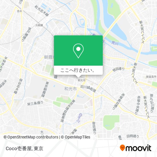 Coco壱番屋地図