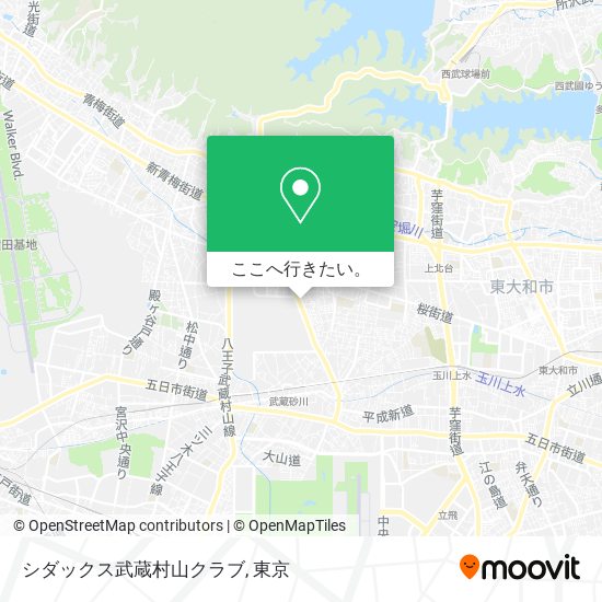 シダックス武蔵村山クラブ地図