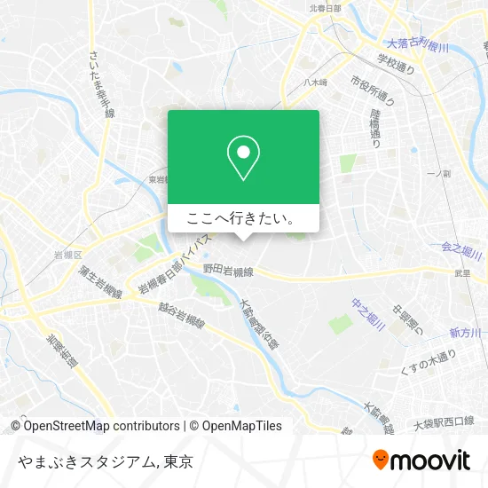 やまぶきスタジアム地図