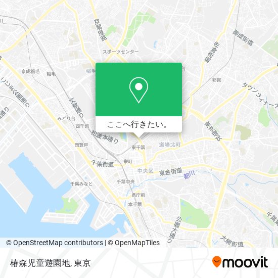 椿森児童遊園地地図