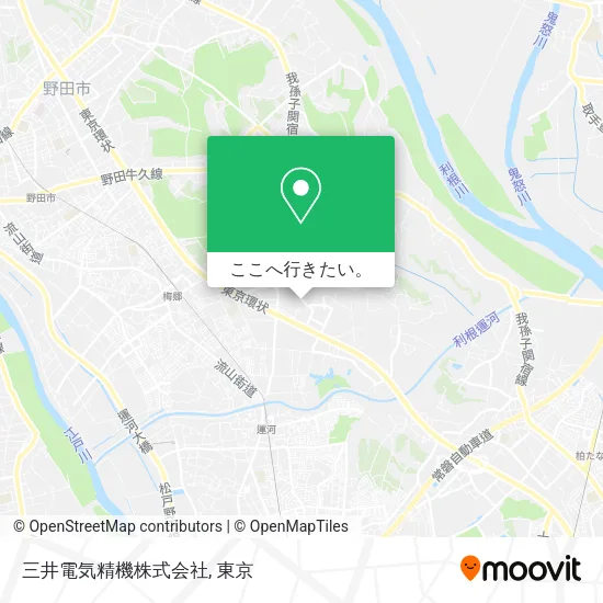 三井電気精機株式会社地図