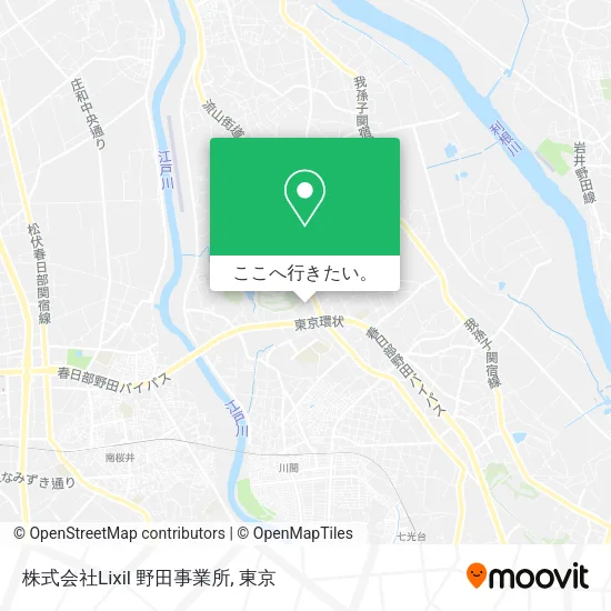 株式会社Lixil 野田事業所地図