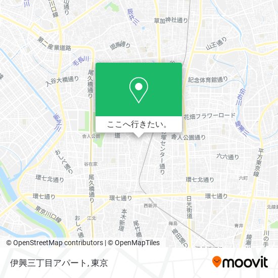 伊興三丁目アパート地図