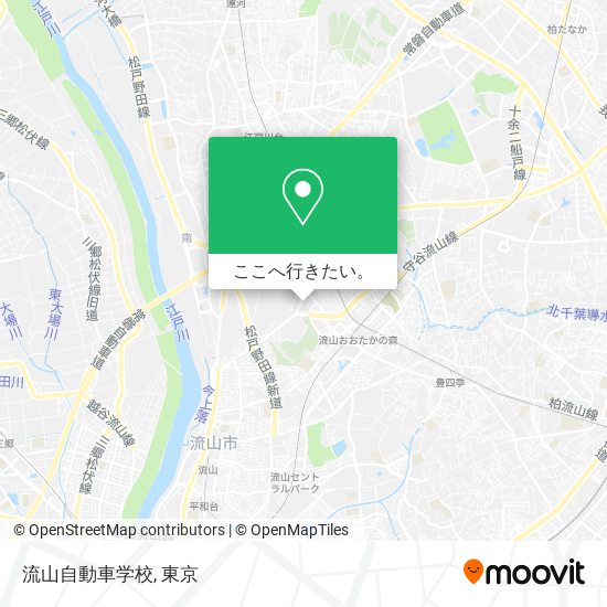 流山自動車学校地図