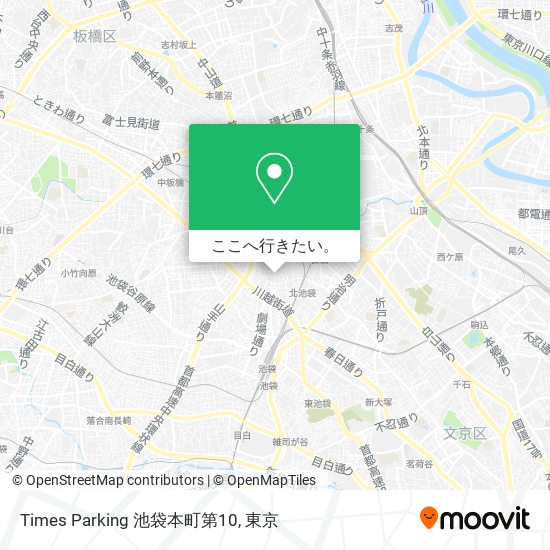 Times Parking 池袋本町第10地図