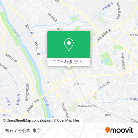 初石７号公園地図
