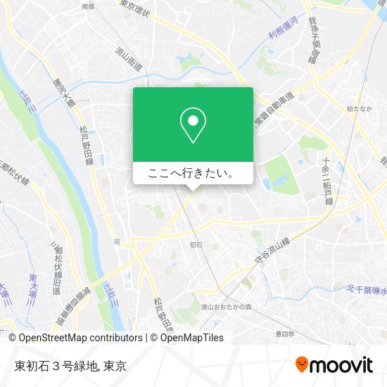 東初石３号緑地地図