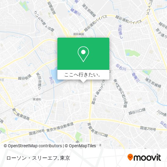 ローソン・スリーエフ地図