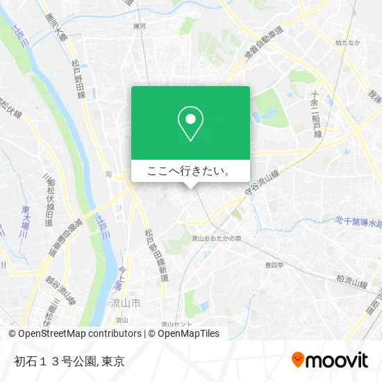 初石１３号公園地図