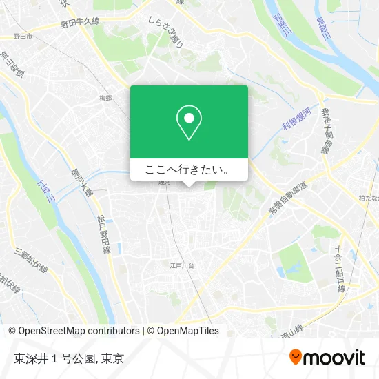 東深井１号公園地図