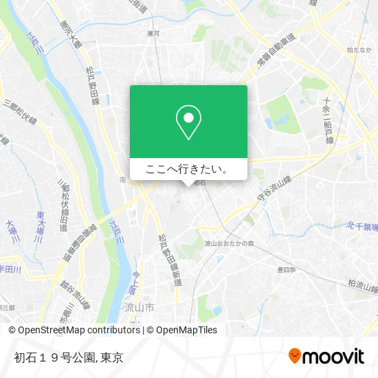 初石１９号公園地図