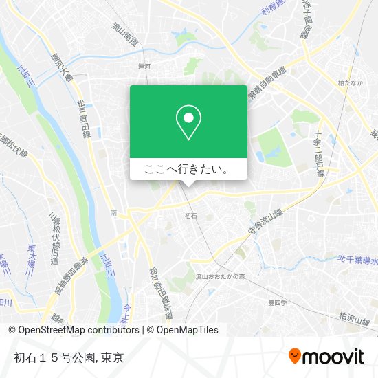 初石１５号公園地図