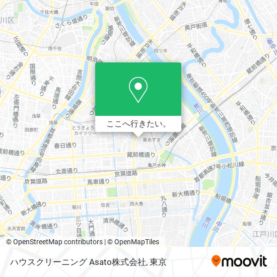 ハウスクリーニング Asato株式会社地図