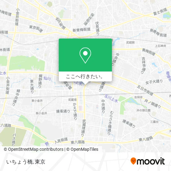 いちょう橋地図