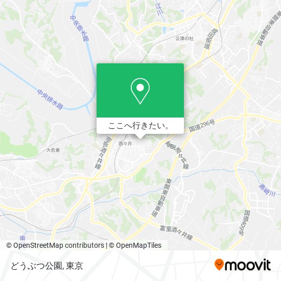 どうぶつ公園地図