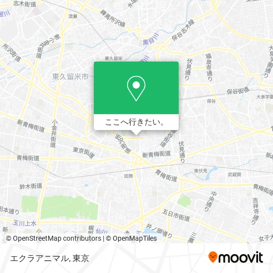 エクラアニマル地図