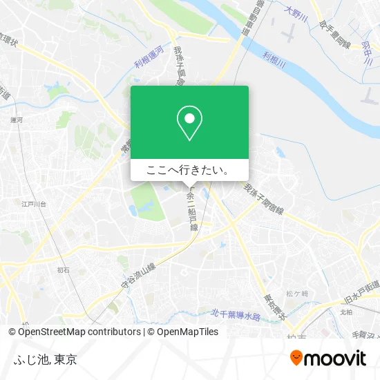 ふじ池地図