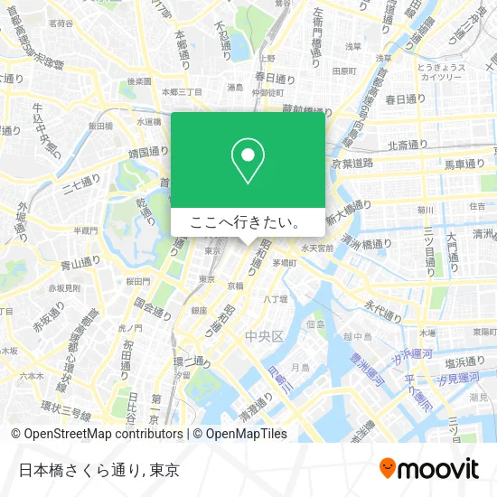日本橋さくら通り地図