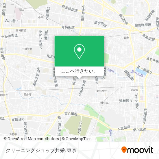 クリーニングショップ共栄地図