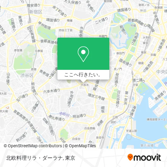 北欧料理リラ・ダーラナ地図