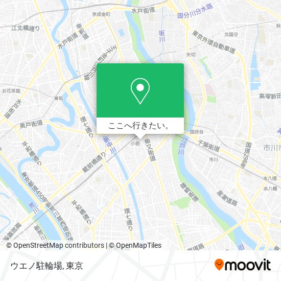 ウエノ駐輪場地図