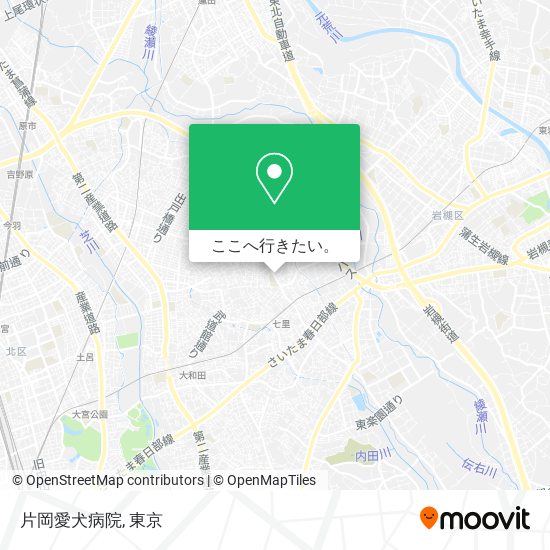 片岡愛犬病院地図